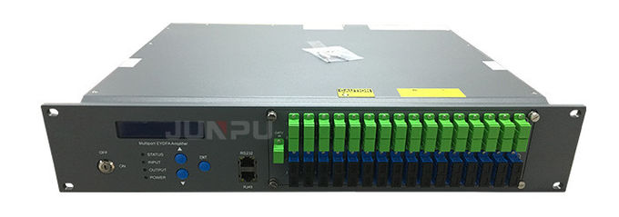 Junpu Catv Gpon 64 Port Wdm Edfa 1550nm Optic Amplifier 18dbm With Web Control