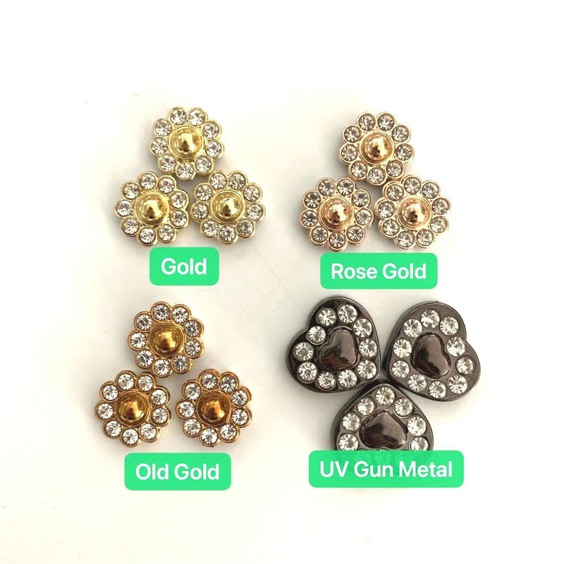 2021garment accessory rhinestone decoration plastic rivet for women shoes