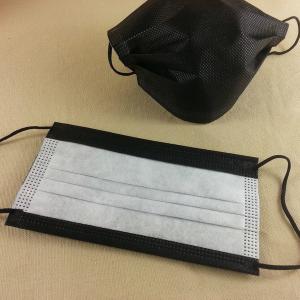 China Durable Light Earloop Face Mask Black To Prevent Dust Anti Bacterial wholesale