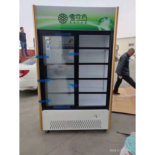 Refrigerated Wine Sliding Door Display Fridge 768L