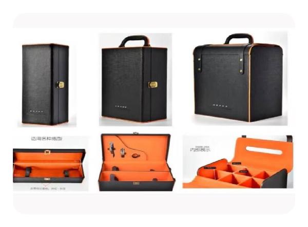 Quality MDF Material Wooden Wine Box Full Color Printing With Metal Acessories for sale
