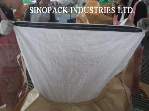 China Circular / Tubular PP Woven Big Bag FIBC With Zipper Closure Super Sack wholesale