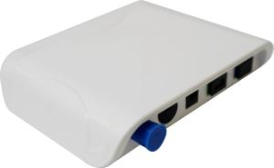 China White PP Housing FTTH Mini Wdm Optical Receiver D21 72dBuV wholesale