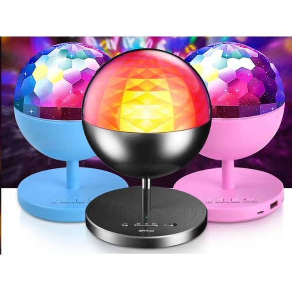 Bluetooth Rotating Party Disco Light Ball Wedding Mini USB