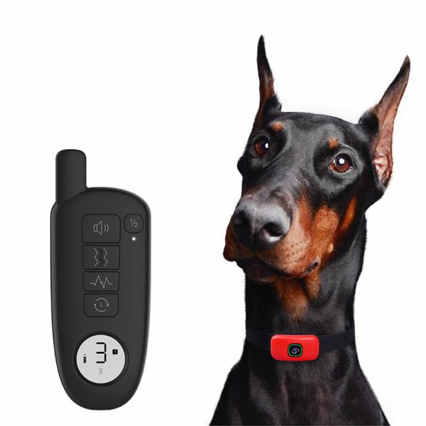 300m Reception Range Remote Control Dog Training Collar Fast Matching Waterproof
