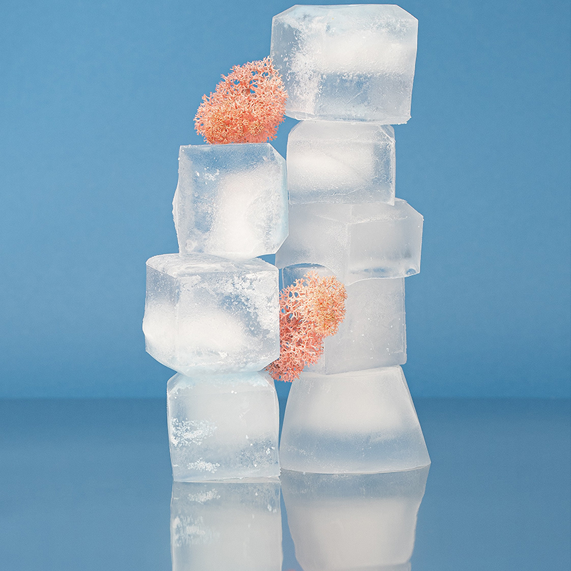 200kg Ice Storage Low Noise Commercial Air-Cooling Cube Ice Machine with 0.96KW Power