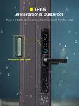 IP66 Waterproof Lock and Fingerprint Smart Wireless Door Lock with Adjustable