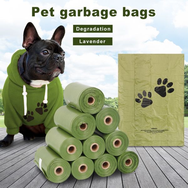 HDPE EPI 23x33cm Thick 0.015mm Biodegradable Poop Bags For Small Dogs