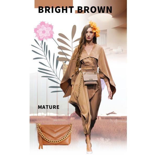 High-end Semi-PU Artificial Leather Suitable For Handbag Wallet Belt Leather Fabric