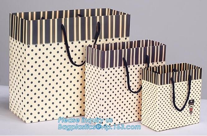 Custom paper bag with handle coated white paper bag printing pattern flower carrier bag,Flower carrier paper bags with d