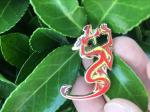 Hard Enamel Designer Lapel Pins use screen printing under customized size