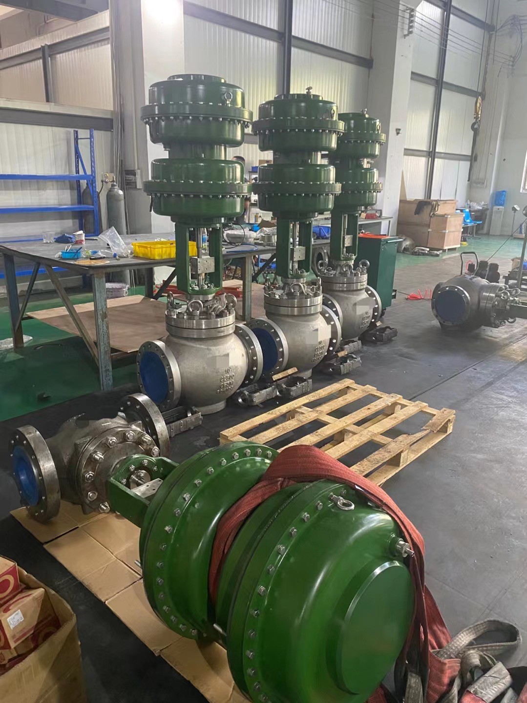 3 Way Diverting / Mixing Globe Control Valve For Monitor Piping System Commodity Flowing