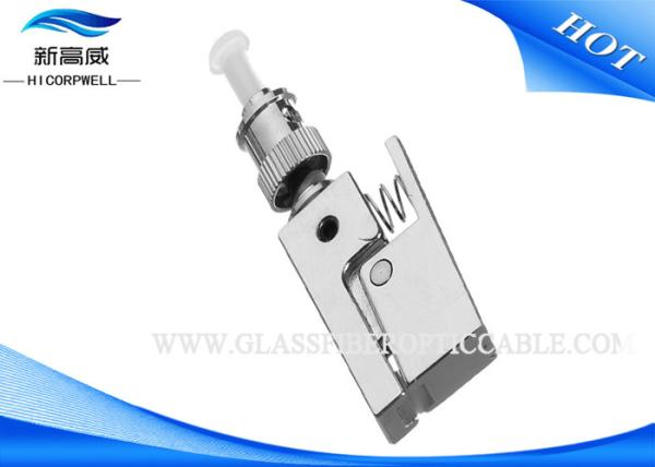 Quality FC Square Round Bare Fiber Optic Components Adapter Metal type Small Loss for sale