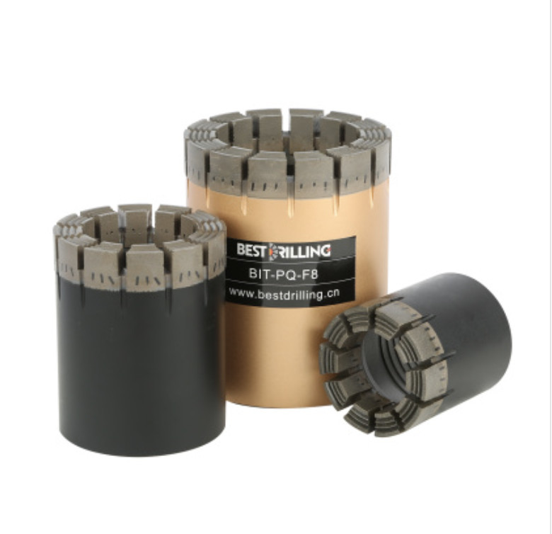 HQ/AQ/BQ/NQ/PQ Series Core bit Barrel Drill Diamond Boring Bit Hq Drill HQ3 Tri Cone Diamond Core Drill Bit