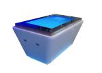 55 Inch Windows LCD Touch Screen Monitor Display Game Table, Golden Object