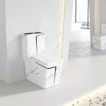 American Standard ADA Floor Standing Toilet Gold Marbling Square
