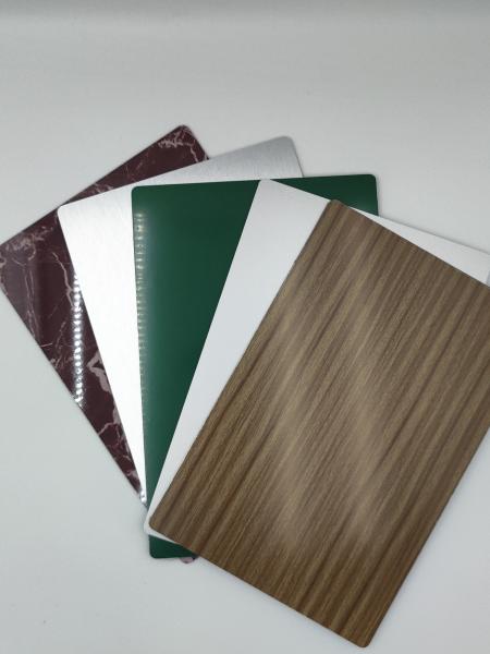 Quality High Gloss Aluminium Composite Panel , Plain ACP Sheet 5mm Solid Color for sale
