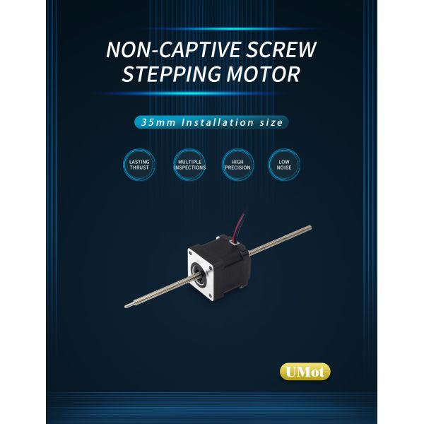 Non Captive Type 35x40mm Nema14 Micro Stepper Motor Linear Actuator with Ball Screw