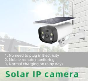 China 4G SIM Card 1080P HD Solar Panel Outdoor Monitoring CCTV IP Wifi Camera Smart Home Two-Way Audio Alarm Color Night on sale