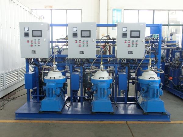 Quality Horizontal Filter Separator Fuel Oil Purification System For Marine Power Plant for sale