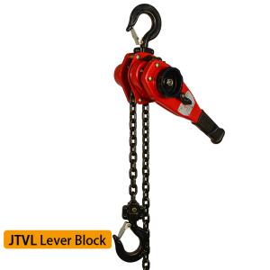 China JTVL Lever Hoist with Double Pawl Brake System Low Headroom Three Stay Bolts Design Compact wholesale