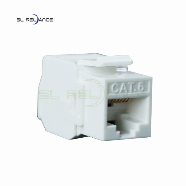 Quality Unscreened UTP CAT6 RJ45 Keystone Jack Network Modular Jack 180 Degree for sale