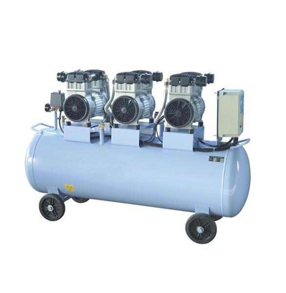 Quality 3 Head Silent Air Compressor Noiseless 210L Min Air Cooling for sale