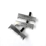 Sliver 0.3A Electric Slide Switch 4P8T Horizontal Slide Sound Console