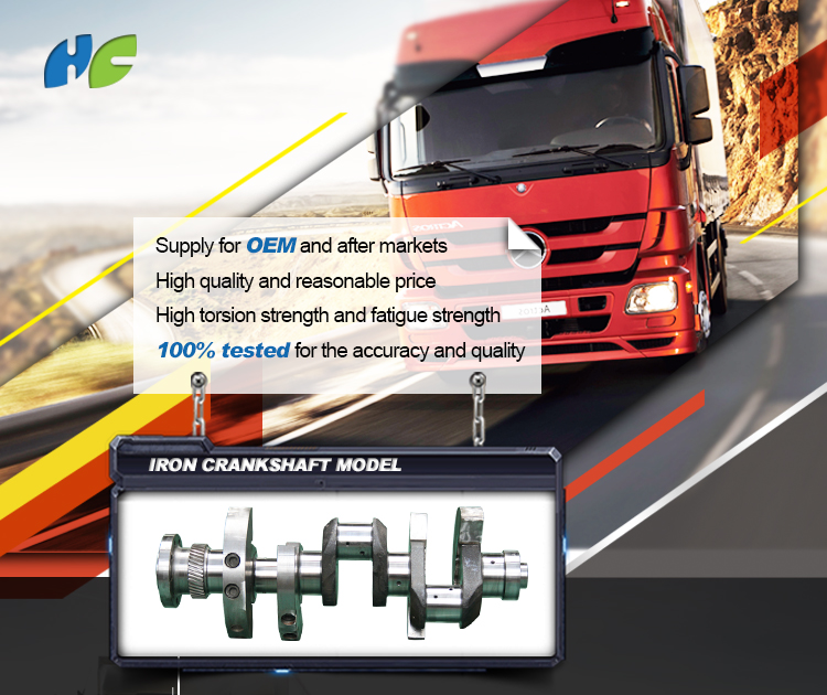 Hot sale diesel engine assy 4HF1 crank shaft genuine parts crankshaft