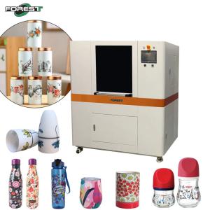 Cylinder Bottle Printing Machine 3D Printing Cylindrical Industrial Inkjet Printer For Bottle Cup