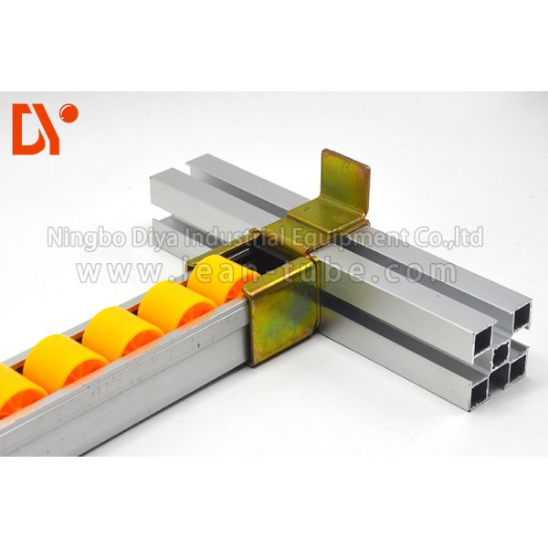 Sheet Metal Silding Plastic Roller Track Customized Size For Industrial Storage