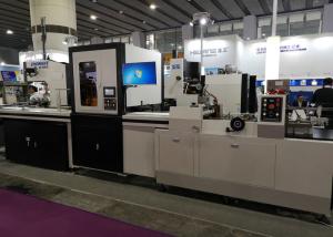 CE Standard High End Cardboard Box Making Machine With Touch Screen