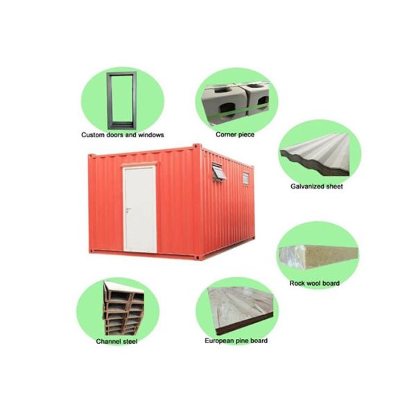 Topshaw Casas Prefabricadas Prefab Houses 20ft 40ft Solar Modified Shipping Container