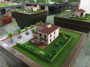 80x80cm Diorama Architect Model For Single Villa , Market Scale 3d Model For Real Estate