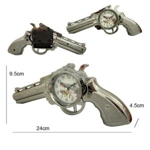 China Plastic Revolver Gun Shape Alarm Clock wholesale