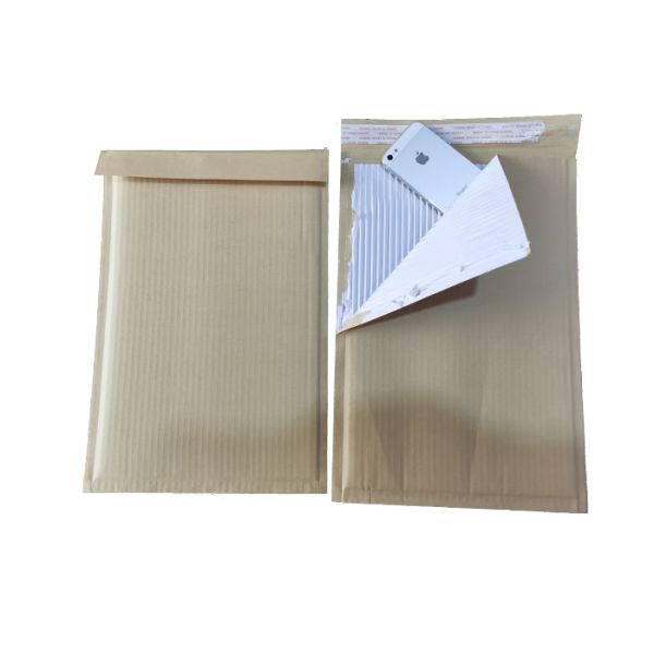 Self Seal Compostable Padded Mailers Corrugated Paper 6 × 10 Padded Envelopes
