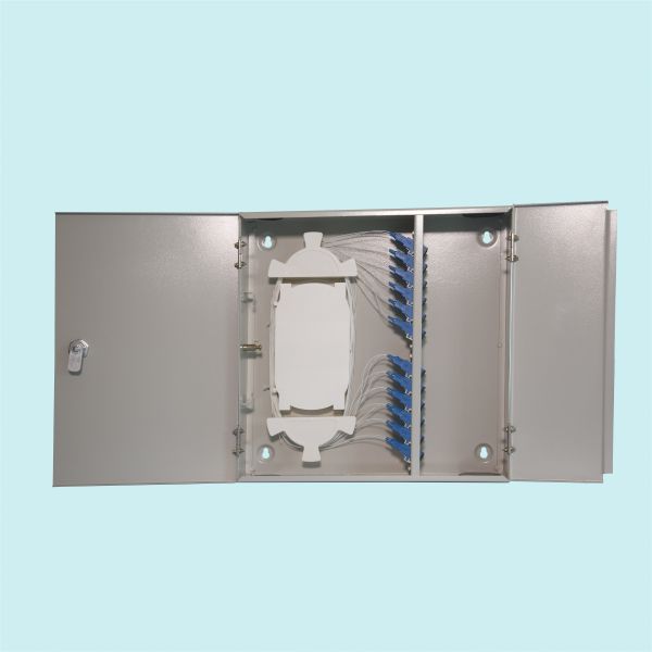 Wall Mount Fiber Optic Patch Panel SC Indoor / Outdoor Cold Rolled Steel Durable