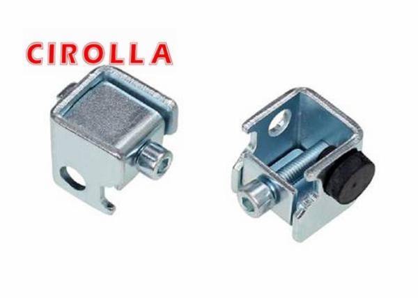 Quality Silver Color Track Stopper Device of Automatic Sliding Door Stopper with Rubber for sale