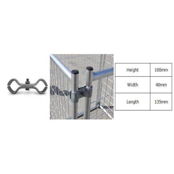42 Microns Secure Temporary Construction Fence Panels 2.1x2.4m