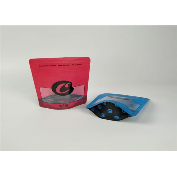 Aluminum Foil Bags Plastic Pouches Packaging 1LB Cookies CBD Packaging Durable