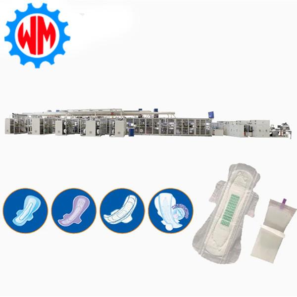 Full Servo Sanitary Napkin Production Line Automation Control System High