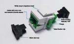 SC APC Simplex Keystone Adapter with Flange Loading Test ≥ 70 N Storage Temp. 40