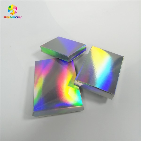 Hologram Cosmetics Paper Box Packaging Lipstick Hologram Laser Box For Gift