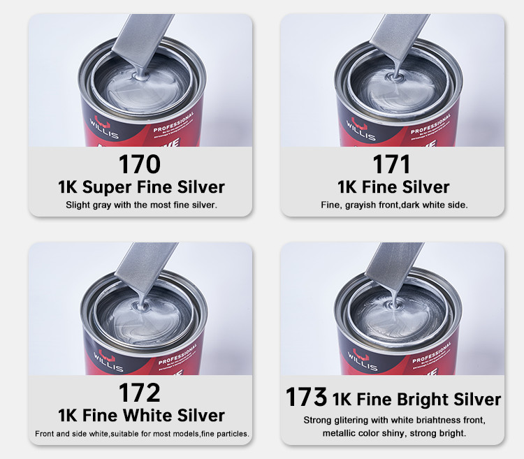 2k Clear Liquid Coating Matte Silver Car Paint For Plastic Bumpers Metallic Automotive Paint Spray Paint