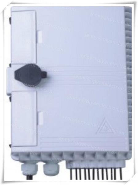 Quality FTTH 16 Port Lower layer Fiber Optic Termination Box / 1x12 PLC Splitter Distribution Box for sale