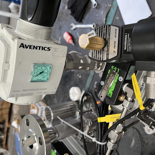 Quality Sanitary Pigging Solutions Automated Pigging System  Pneumatic Actuation Hygienic Pigging Systems for sale