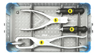 Customized Orthopedic Surgical Instruments Titanium Mesh Instrument Kit