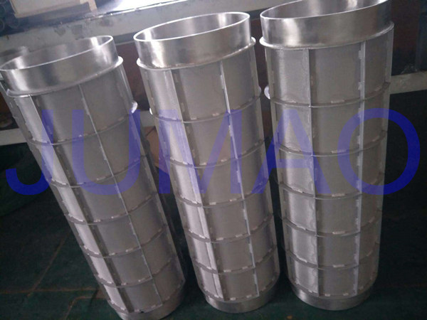 Small Resistance Sand Filter Screen , Sintered Mesh Filter Elements