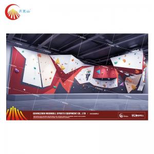 China Adult Rock Indoor Climbing Wall Multicoloured Anti Corrosion For Shopping Mall wholesale