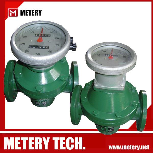 Quality Positive displacement oval gear flow meter PD flow meter MT100OG for sale